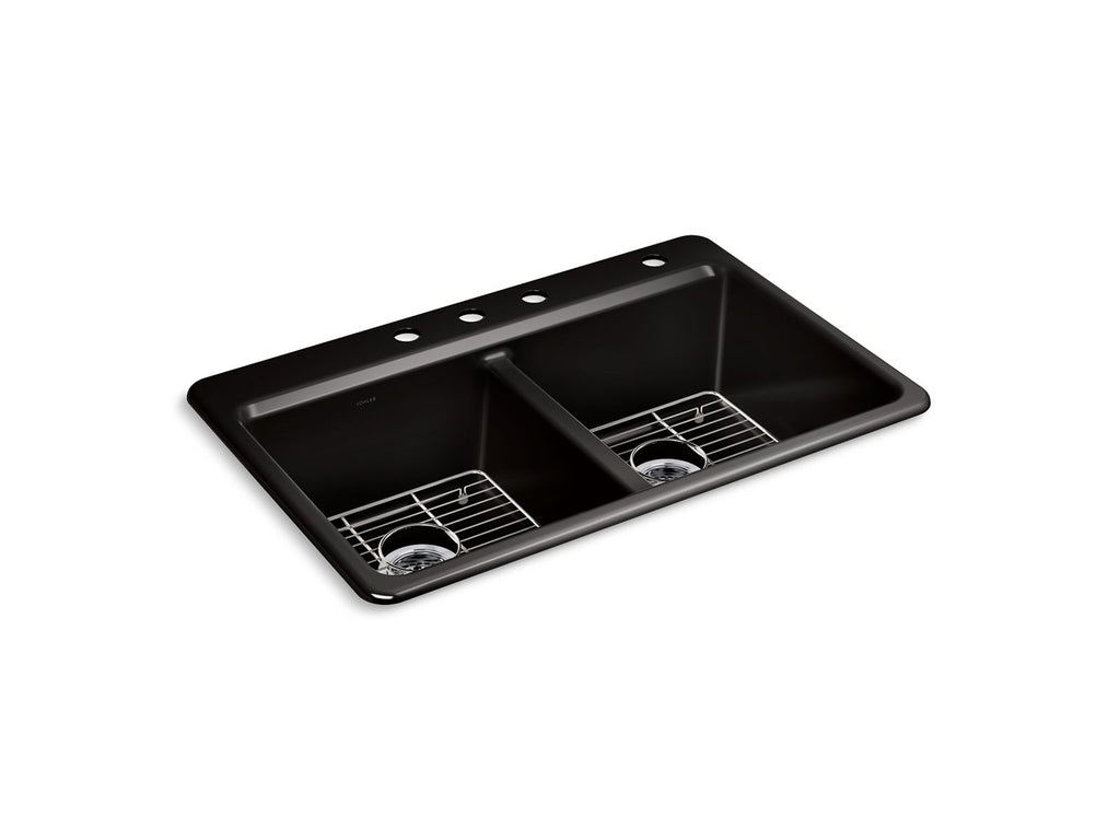 Riverby® 33" Top-Mount Double-Bowl Kitchen Sink