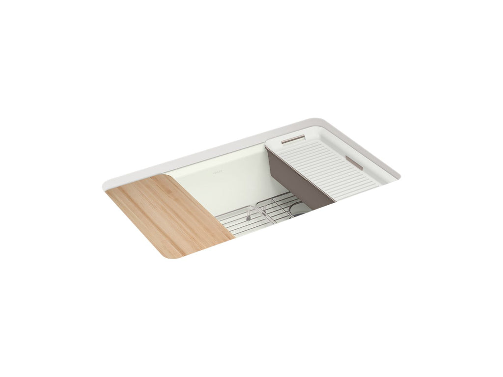 Riverby® 33" Undermount Single-Bowl Workstation Kitchen Sink