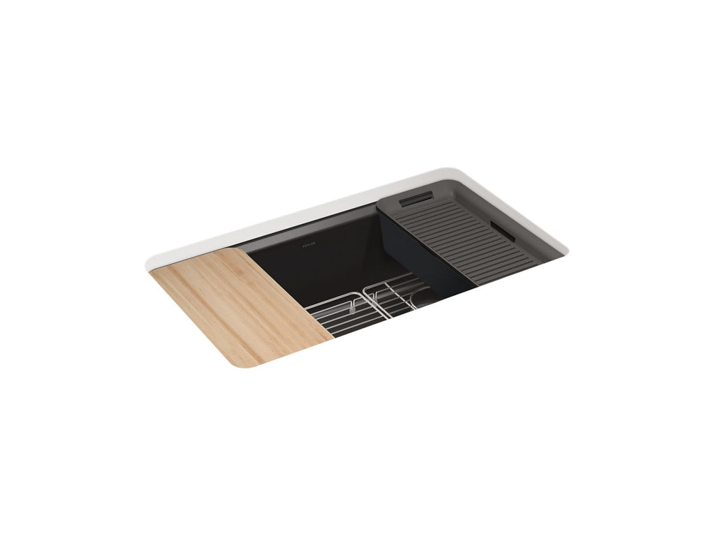 Riverby® 33" Undermount Single-Bowl Workstation Kitchen Sink
