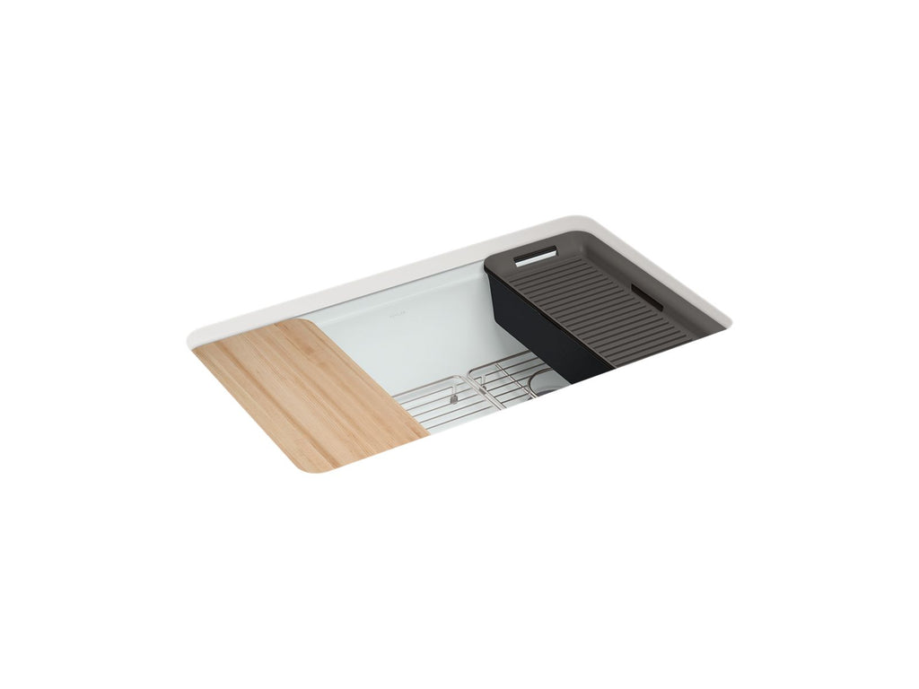Riverby® 33" Undermount Single-Bowl Workstation Kitchen Sink