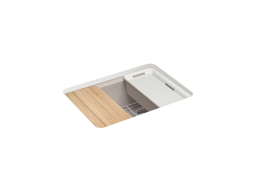 Riverby® 27" Undermount Single-Bowl Workstation Kitchen Sink