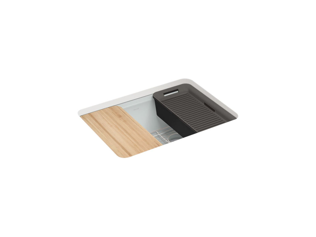 Riverby® 27" Undermount Single-Bowl Workstation Kitchen Sink