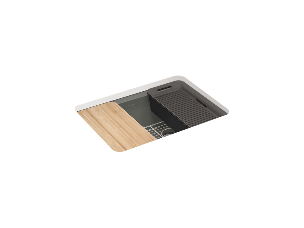 Riverby® 27" Undermount Single-Bowl Workstation Kitchen Sink