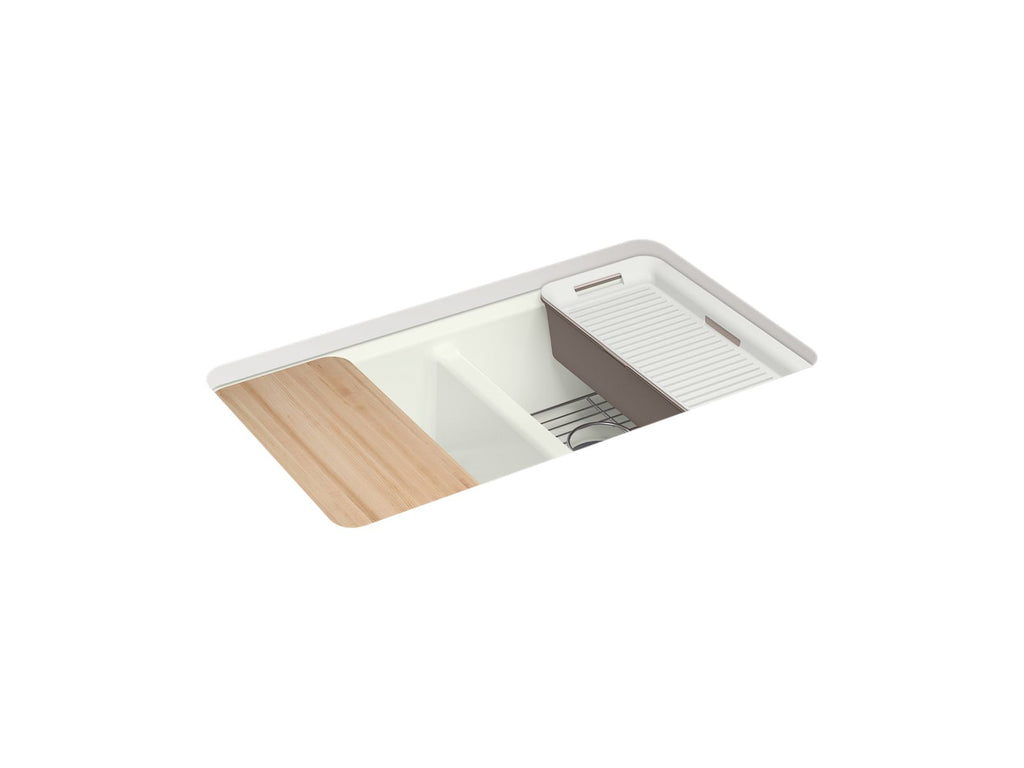 Riverby® 33" Undermount Double-Bowl Workstation Kitchen Sink