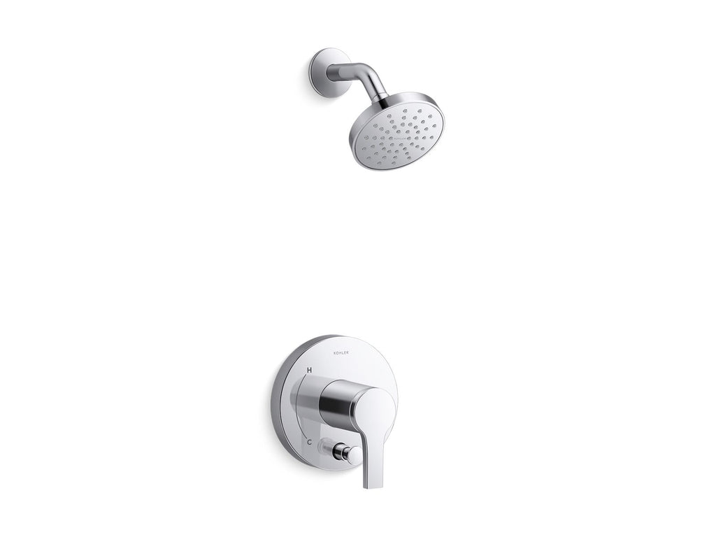 Elate® Rite-Temp® Shower Trim Kit With Push-Button Diverter, 2.5 Gpm
