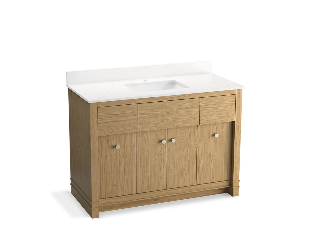 Alouette™ 48" Bathroom Vanity Cabinet With Sink And Quartz Top