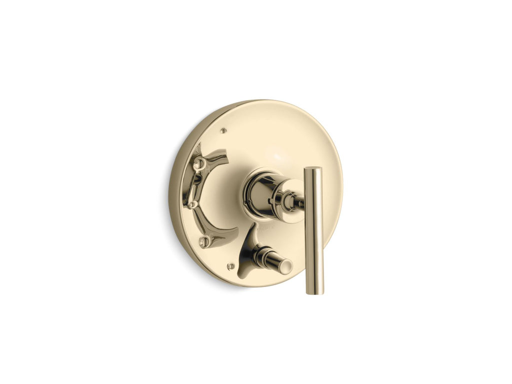 Purist® Rite-Temp® Valve Trim With Push-Button Diverter And Lever Handle