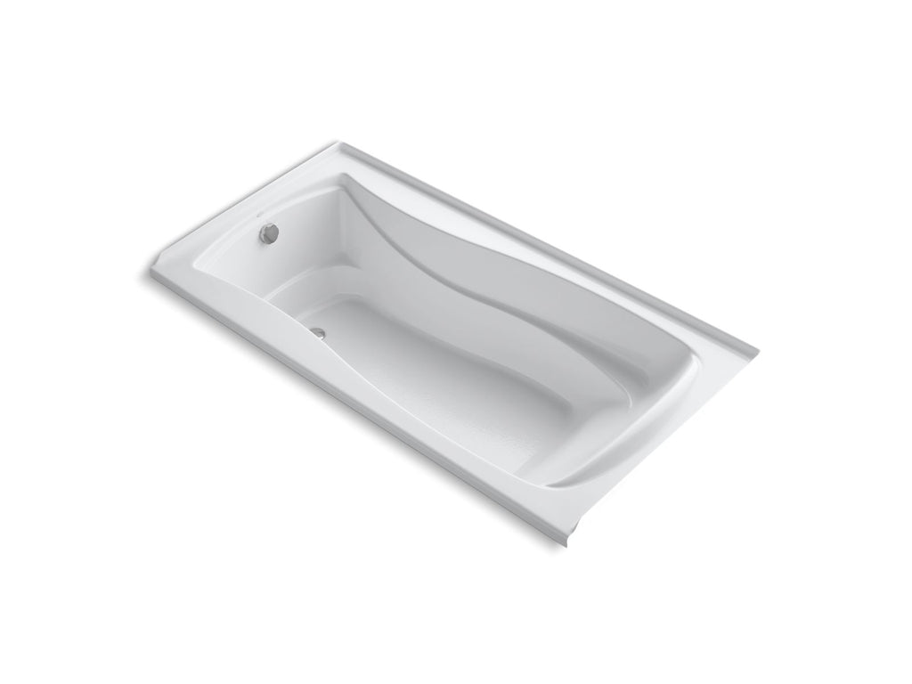 Mariposa® 72" X 36" Alcove Heated Bubblemassage™ Air Bath With Bask® Heated Surface, Left Drain