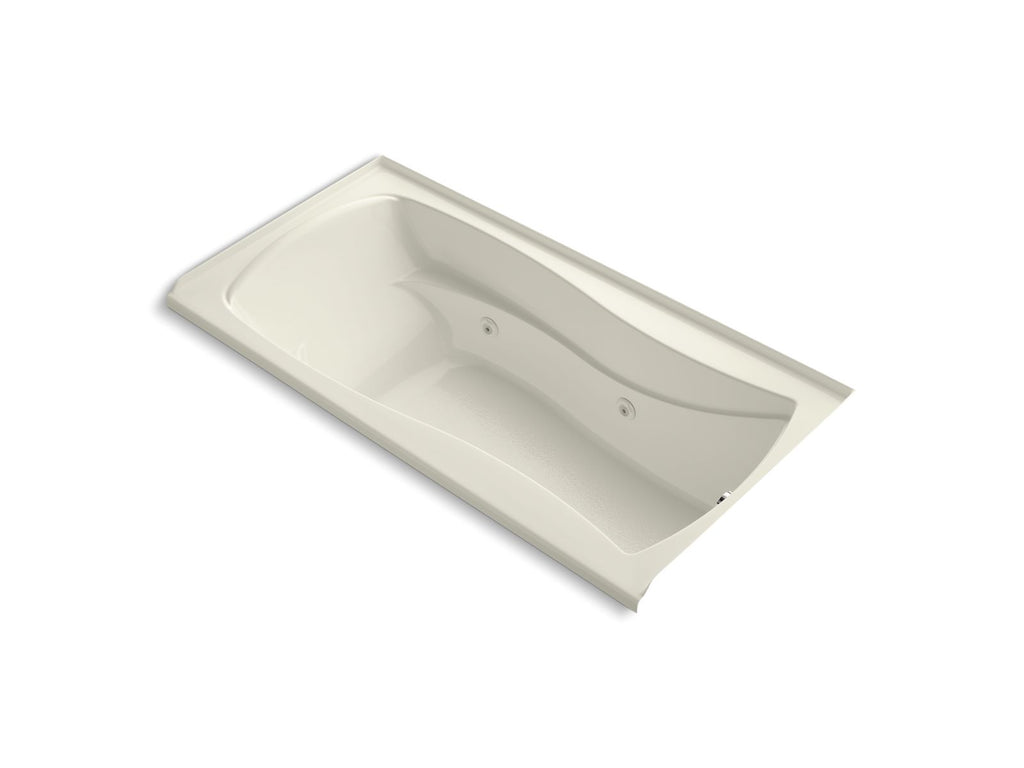 Mariposa® 72" X 36" Alcove Whirlpool Bath With Bask® Heated Surface, Right Drain