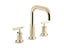 Purist® Deck-Mount Bath Faucet Trim With Lever Handles