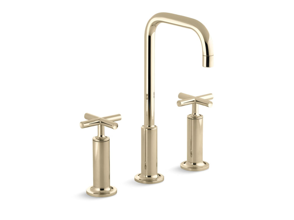 Purist® Widespread Bathroom Sink Faucet With Cross Handles, 1.2 Gpm