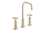 Purist® Widespread Bathroom Sink Faucet With Cross Handles, 1.2 Gpm