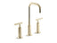 Purist® Widespread Bathroom Sink Faucet With Lever Handles, 1.2 Gpm