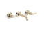 Purist® Wall-Mount Bathroom Sink Faucet Trim With Lever Handles, 1.2 Gpm