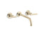 Purist® Wall-Mount Bathroom Sink Faucet Trim With Lever Handles, 1.2 Gpm