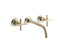 Purist® Wall-Mount Bathroom Sink Faucet Trim With Cross Handles, 1.2 Gpm
