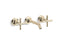 Purist® Wall-Mount Bathroom Sink Faucet Trim With Cross Handles, 1.2 Gpm