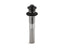Bathroom Sink Drain With Non-Removable Metal Stopper And Without Overflow