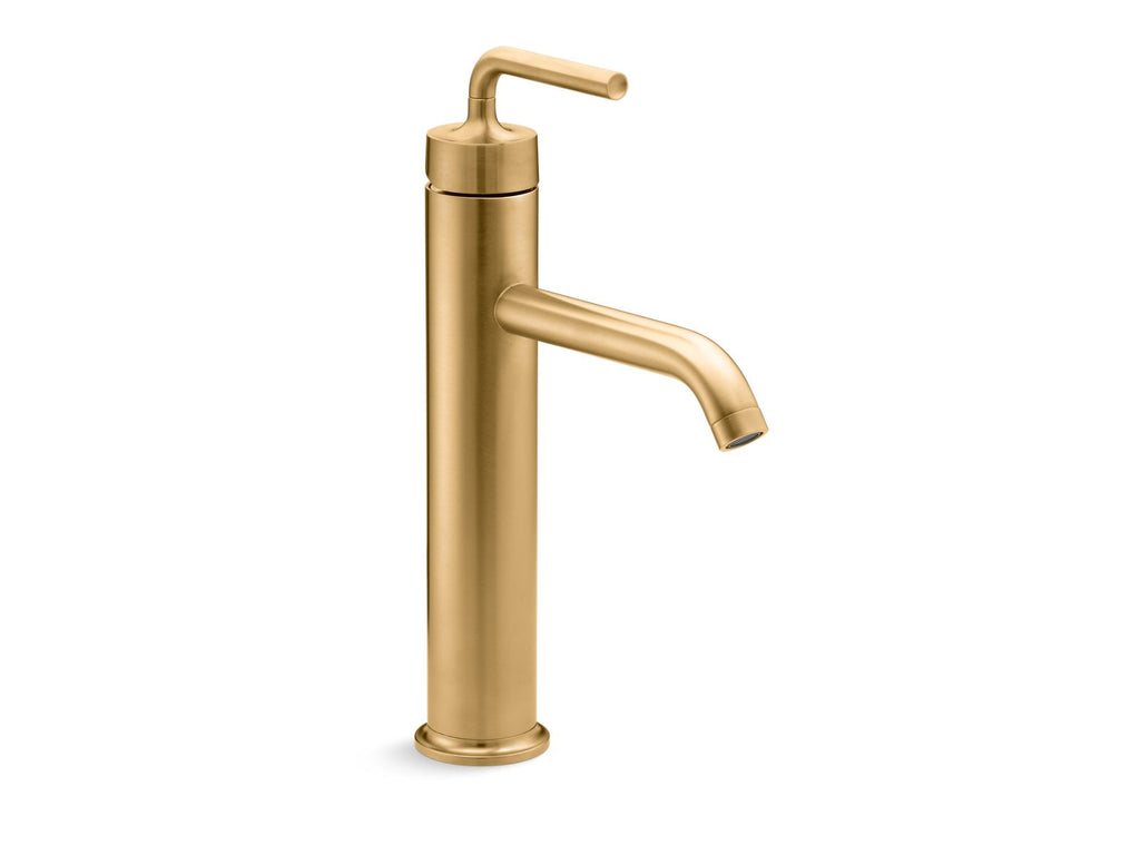 Purist® Tall Single-Handle Bathroom Sink Faucet With Lever Handle, 1.2 Gpm