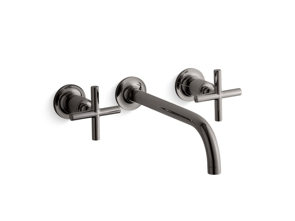 Purist® Wall-Mount Bathroom Sink Faucet Trim With Cross Handles, 1.2 Gpm