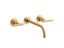 Purist® Wall-Mount Bathroom Sink Faucet Trim With Lever Handles, 1.2 Gpm