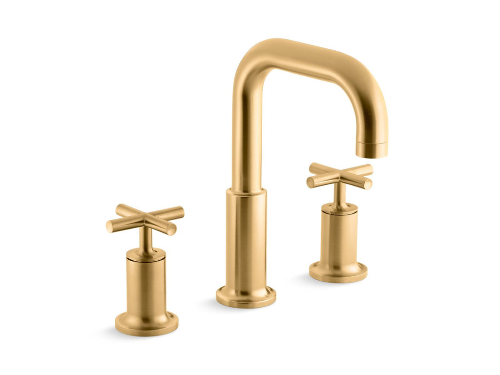 Purist® Deck-Mount Bath Faucet Trim With Cross Handles