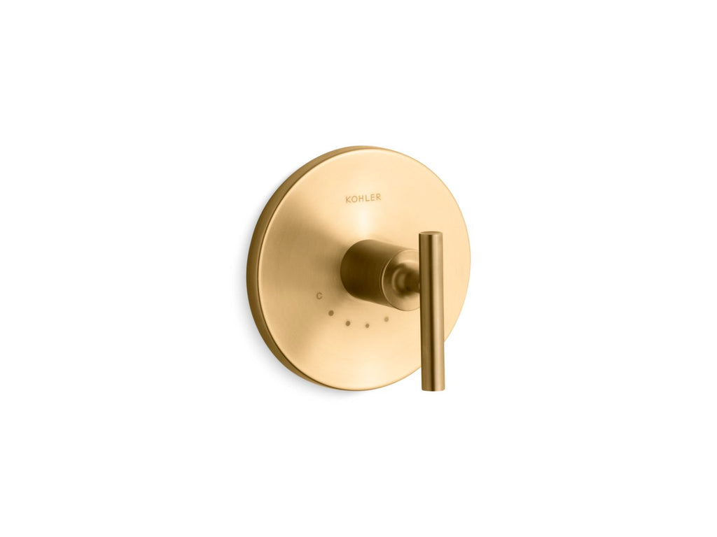 Purist® Mastershower® Temperature Control Valve Trim With Lever Handle