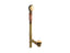Clearflo Brass Toe Tap Bath Drain