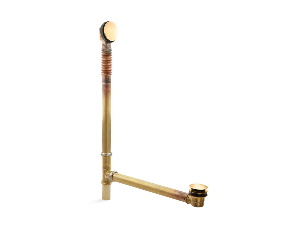 Clearflo Brass Toe Tap Bath Drain