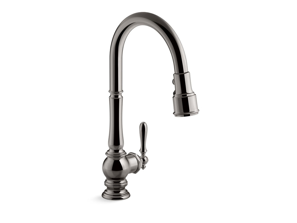 Artifacts® Pull-Down Kitchen Sink Faucet With Three-Function Sprayhead