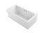 Stargaze® 60" X 34" Freestanding Heated Bubblemassage™ Air Bath With Bask® Heated Surface And Straight Shroud