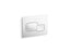 Cue® Flush Actuator Plate For 2"X 4" In-Wall Tank And Carrier System