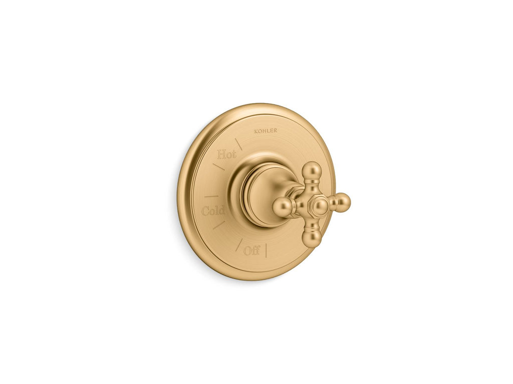 Artifacts® Rite-Temp® Valve Trim With Cross Handle