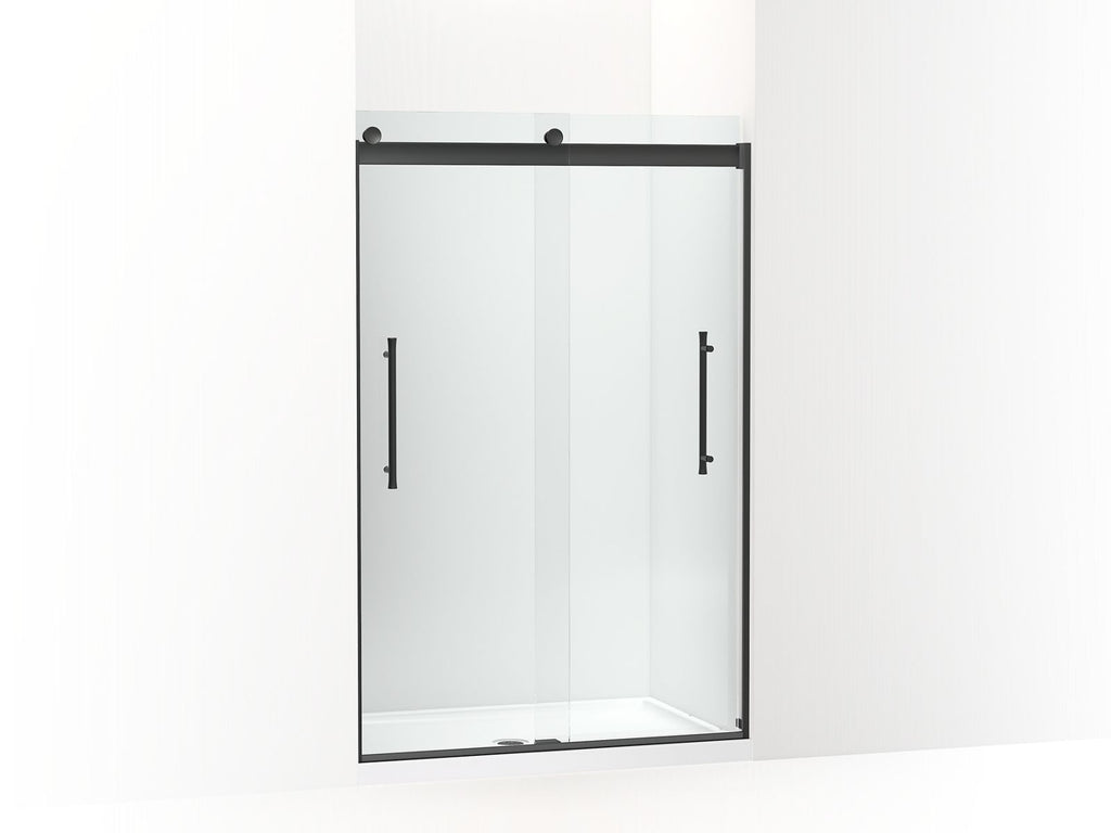 Elmbrook™ Frameless Sliding Shower Door, 73-9/16" H X 44-5/8 - 47-5/8" W, With 5/16" Thick Crystal Clear Glass
