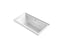 Underscore® 60" X 30" Alcove Heated Bubblemassage™ Air Bath With Whirlpool, Right Drain
