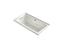 Underscore® 60" X 30" Alcove Heated Bubblemassage™ Air Bath With Whirlpool, Left Drain