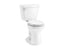 Cimarron® Two-Piece Round-Front Toilet, 1.28 Gpf