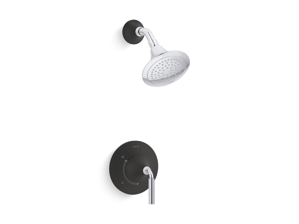TS27420-4G-CBL - Polished Chrome with Matte Black | KOHLER | GROF USA