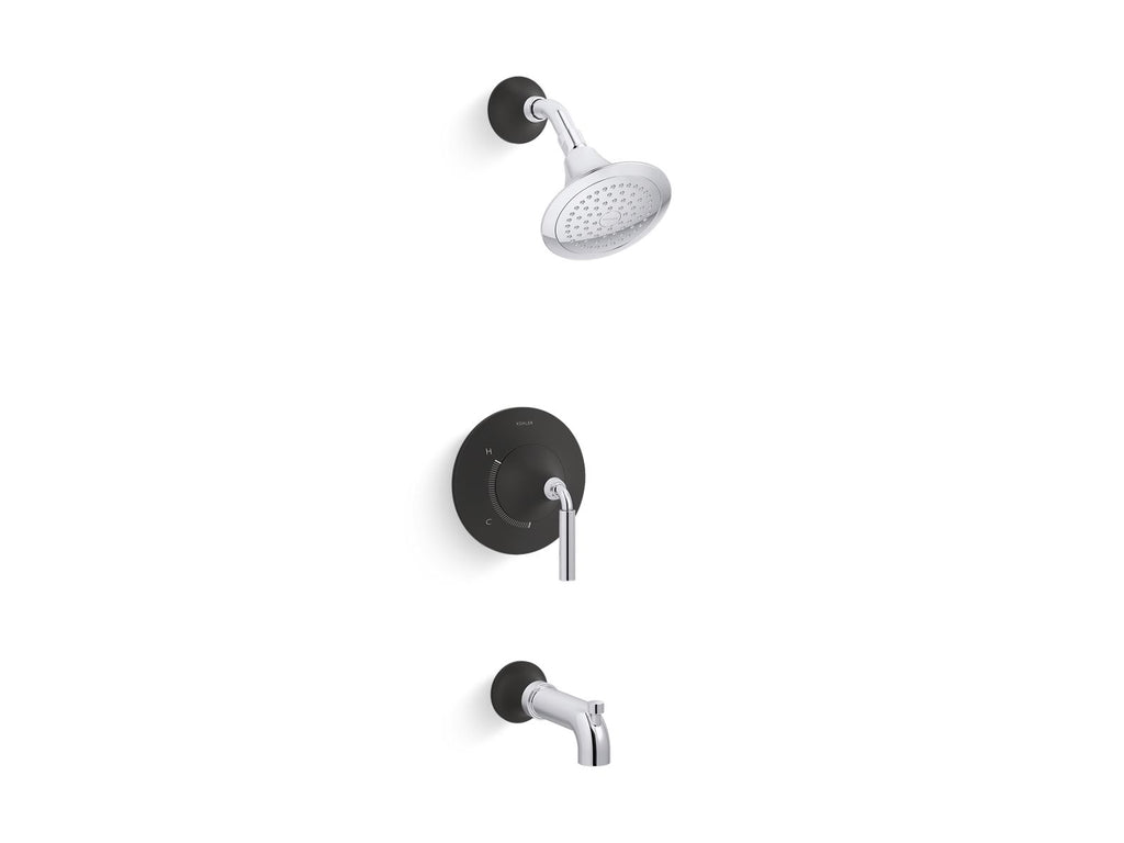 TS27421-4G-CBL - Polished Chrome with Matte Black | KOHLER | GROF USA