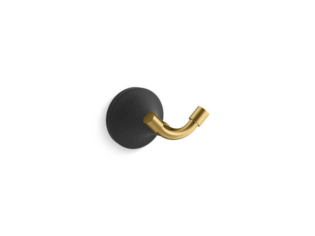 27427-BMB - Matte Black with Moderne Brass | KOHLER | GROF USA