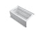 Archer® 60" X 32" Alcove Heated Whirlpool Bath, Left Drain