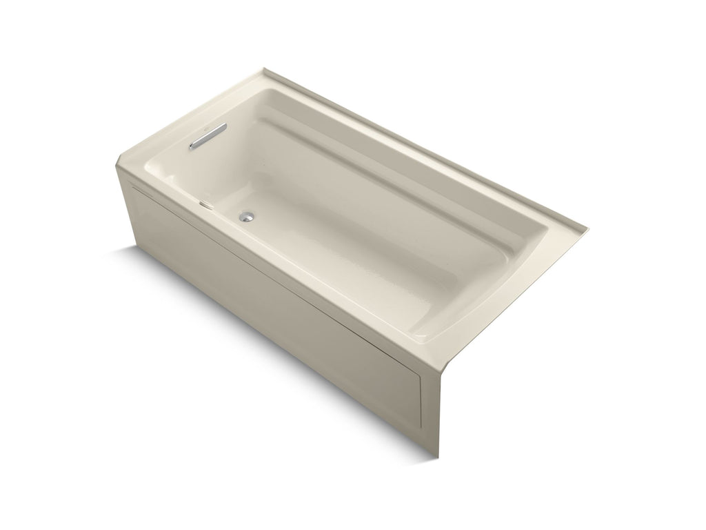 Archer® 72" X 36" Alcove Heated Bubblemassage™ Air Bath, Left Drain