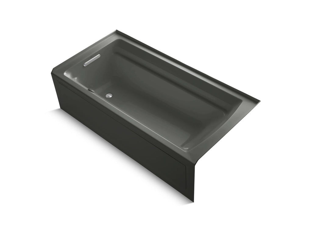 Archer® 72" X 36" Alcove Heated Bubblemassage™ Air Bath, Left Drain