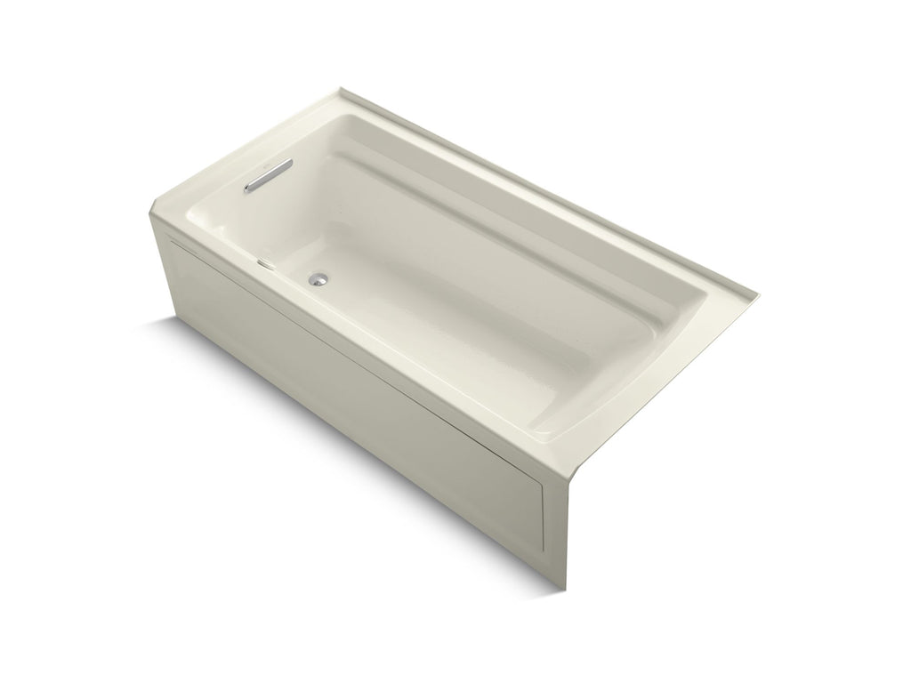 Archer® 72" X 36" Alcove Heated Bubblemassage™ Air Bath, Left Drain