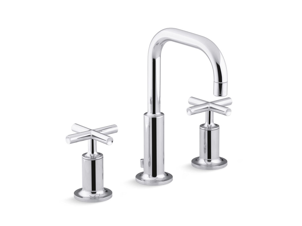 Purist® Widespread Bathroom Sink Faucet With Cross Handles, 1.2 Gpm