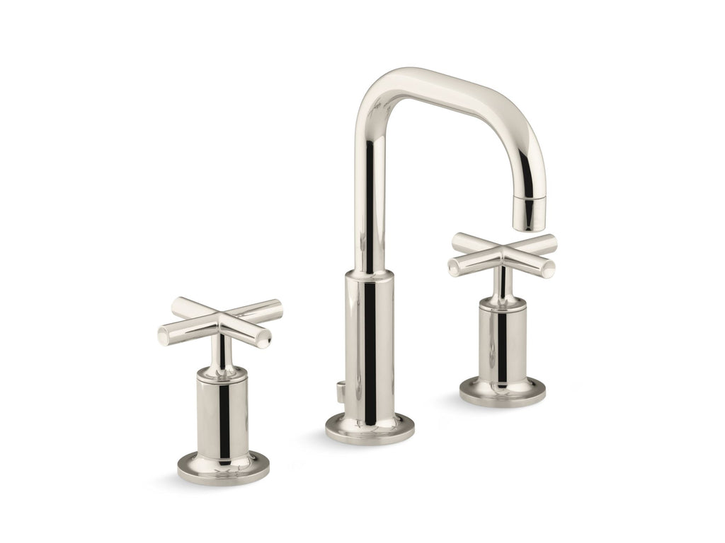 Purist® Widespread Bathroom Sink Faucet With Cross Handles, 1.2 Gpm