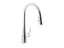 Simplice® Pull-Down Kitchen Sink Faucet With Three-Function Sprayhead