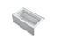 Archer® 60" X 32" Integral Apron Heated Bubblemassage™ Air Bath With Bask® Heated Surface And Left-Hand Drain