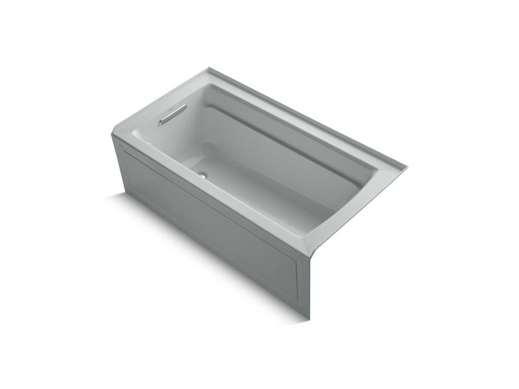 Archer® 60" X 32" Alcove Bath With Bask® Heated Surface, Left Drain