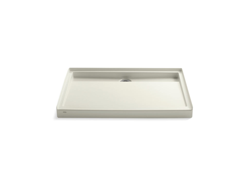 Groove® 48" X 36" Alcove Shower Base, Rear Center Drain